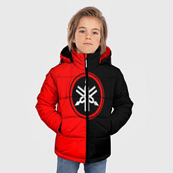 Куртка зимняя для мальчика Yamaha, цвет: 3D-светло-серый — фото 2