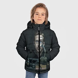 Куртка зимняя для мальчика BR 2049: Cyberpunk, цвет: 3D-красный — фото 2