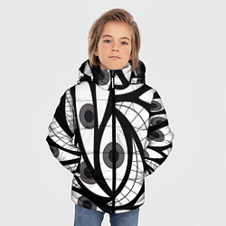 Куртка зимняя для мальчика Alchemist Eyes, цвет: 3D-черный — фото 2