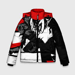 Куртка зимняя для мальчика Persona 5, цвет: 3D-светло-серый
