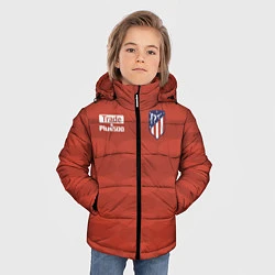 Куртка зимняя для мальчика Atletico Madrid: Red Ellipse, цвет: 3D-черный — фото 2