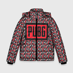 Зимняя куртка для мальчика PUBG: Red Pattern