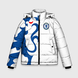 Куртка зимняя для мальчика FC Chelsea: White Lion, цвет: 3D-черный