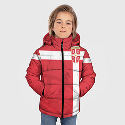 Куртка зимняя для мальчика Сборная Сербии цвета 3D-черный — фото 2