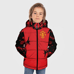 Куртка зимняя для мальчика FC Manchester United: Red Original, цвет: 3D-черный — фото 2