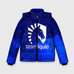 Куртка зимняя для мальчика Team Liquid: Polygons, цвет: 3D-черный