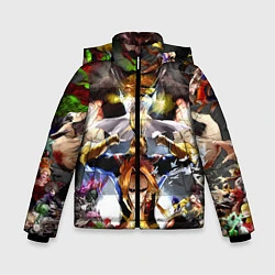 Куртка зимняя для мальчика My Hero Academia, цвет: 3D-черный