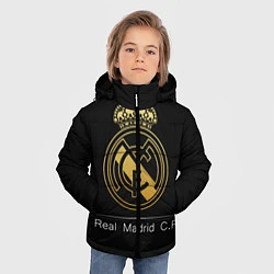 Куртка зимняя для мальчика FC Real Madrid: Gold Edition, цвет: 3D-черный — фото 2