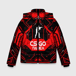 Куртка зимняя для мальчика CS:GO - Павел, цвет: 3D-черный