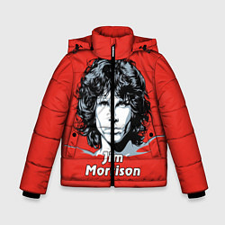 Куртка зимняя для мальчика Jim Morrison, цвет: 3D-черный