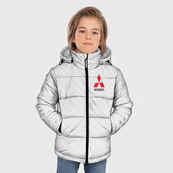Куртка зимняя для мальчика MITSUBISHI SPORT, цвет: 3D-светло-серый — фото 2