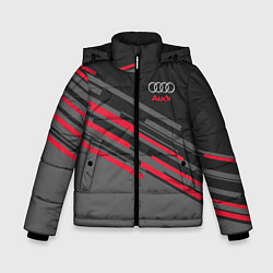 Куртка зимняя для мальчика AUDI SPORT, цвет: 3D-красный