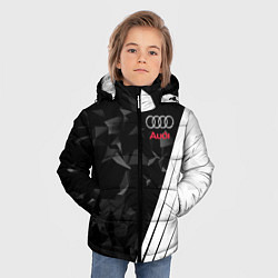 Куртка зимняя для мальчика Audi: Black Poly, цвет: 3D-черный — фото 2