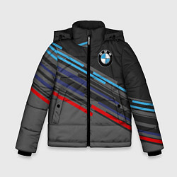 Куртка зимняя для мальчика BMW BRAND COLOR, цвет: 3D-светло-серый
