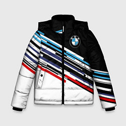 Куртка зимняя для мальчика BMW BRAND COLOR БМВ, цвет: 3D-черный