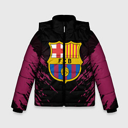 Куртка зимняя для мальчика Barcelona FC: Sport Fashion, цвет: 3D-черный