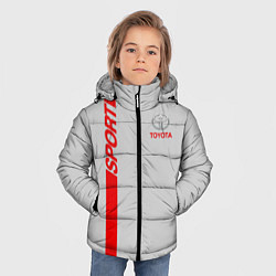 Куртка зимняя для мальчика Toyota: Silver Sport, цвет: 3D-черный — фото 2