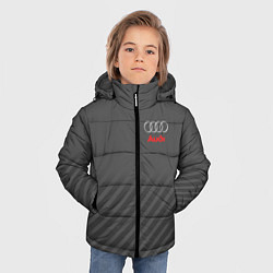 Куртка зимняя для мальчика Audi: Grey Sport Line, цвет: 3D-светло-серый — фото 2