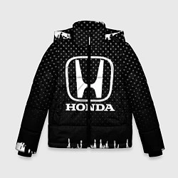 Куртка зимняя для мальчика Honda: Black Side, цвет: 3D-черный