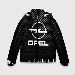 Куртка зимняя для мальчика Opel: Black Side, цвет: 3D-красный