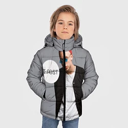Куртка зимняя для мальчика T-Fest: Grey Style, цвет: 3D-черный — фото 2