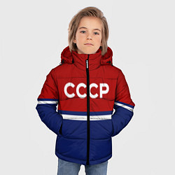 Куртка зимняя для мальчика СССР: Спортсмен, цвет: 3D-черный — фото 2