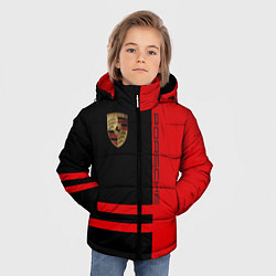 Куртка зимняя для мальчика Porsche: Red Sport, цвет: 3D-черный — фото 2