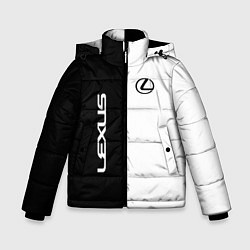 Куртка зимняя для мальчика Lexus: Black & White, цвет: 3D-черный
