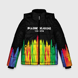 Куртка зимняя для мальчика Imagine Dragons: Radioactive, цвет: 3D-красный