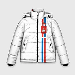 Куртка зимняя для мальчика Пермский край, цвет: 3D-светло-серый