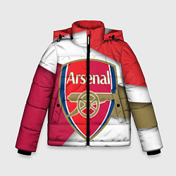 Куртка зимняя для мальчика FC Arsenal, цвет: 3D-красный