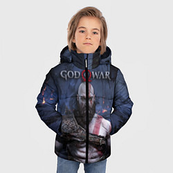 Куртка зимняя для мальчика God of War: Kratos, цвет: 3D-красный — фото 2
