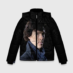 Куртка зимняя для мальчика Sherlock, цвет: 3D-черный