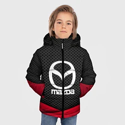Куртка зимняя для мальчика Mazda: Grey Carbon, цвет: 3D-черный — фото 2