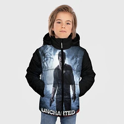 Куртка зимняя для мальчика Uncharted 4: A Thief's End, цвет: 3D-черный — фото 2