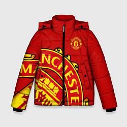 Куртка зимняя для мальчика FC Man United: Red Exclusive, цвет: 3D-черный