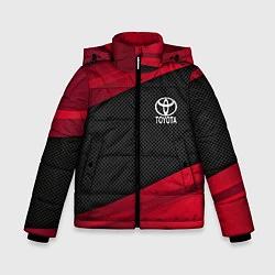 Куртка зимняя для мальчика Toyota: Red Sport, цвет: 3D-черный