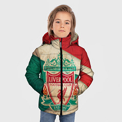 Куртка зимняя для мальчика FC Liverpool: Old Style, цвет: 3D-красный — фото 2