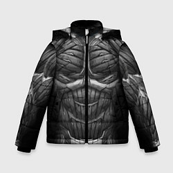 Куртка зимняя для мальчика Экзоскелет, цвет: 3D-черный