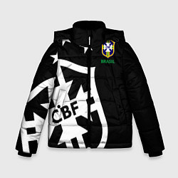 Куртка зимняя для мальчика Brazil Team: Exclusive, цвет: 3D-черный