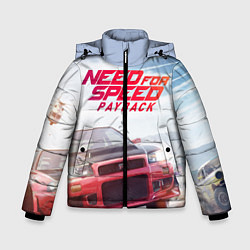 Куртка зимняя для мальчика Need for Speed: Payback, цвет: 3D-светло-серый