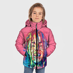 Куртка зимняя для мальчика PINK 69, цвет: 3D-черный — фото 2