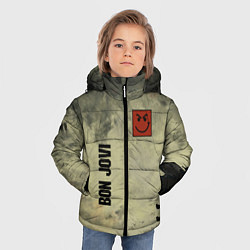 Куртка зимняя для мальчика Bon Jovi, цвет: 3D-светло-серый — фото 2
