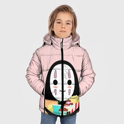 Куртка зимняя для мальчика Унесенные призраками, цвет: 3D-светло-серый — фото 2