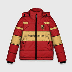 Куртка зимняя для мальчика Porsche Design, цвет: 3D-красный
