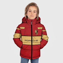Куртка зимняя для мальчика Porsche Design, цвет: 3D-красный — фото 2