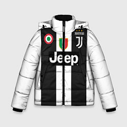 Куртка зимняя для мальчика FC Juventus 18-19, цвет: 3D-красный