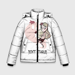 Куртка зимняя для мальчика Don't Starve: Wendy, цвет: 3D-светло-серый