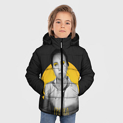 Куртка зимняя для мальчика Гречка: солнце, цвет: 3D-черный — фото 2