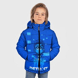 Куртка зимняя для мальчика Detroit: Become Human, цвет: 3D-красный — фото 2